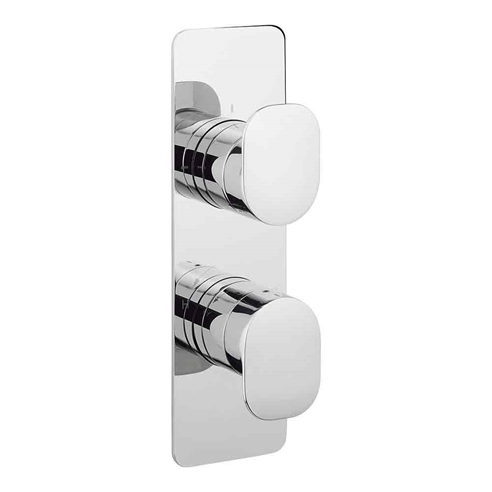 Crosswater KH Zero 2 Concealed 2 Outlet Thermostatic Shower Valve - Portrait