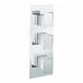 Crosswater KH Zero 3 Concealed 2 Outlet Thermostatic Shower Valve - Portrait