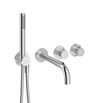 Crosswater Module 2 Outlet Concealed Thermostatic Shower Valve With Bath Spout & Shower Handset - Chrome