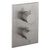 Crosswater MPRO Thermostatic 3 Outlet Shower Valve - Crossbox Technology - Stainless Steel Effect