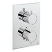Crosswater MPRO Thermostatic 2 Outlet Shower Valve - Crossbox Technology - Chrome
