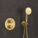 Crosswater MPRO Industrial Thermostatic 1 Outlet Shower Valve - Crossbox Technology - Unlacquered Brushed Brass