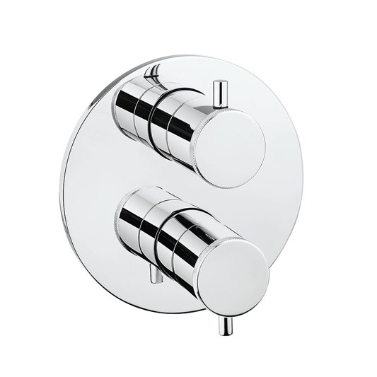 Crosswater MPRO Industrial Thermostatic 1 Outlet Shower Valve - Crossbox Technology - Chrome