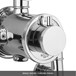 Crosswater MPRO Industrial Multifunction Thermostatic Shower Valve & Rigid Riser Kit - Carbon Black