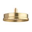 Crosswater MPRO Industrial 8 Inch Shower Head - Unlacquered Brushed Brass