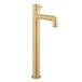 Crosswater MPRO Industrial Tall Basin Mixer Tap - Unlaquered Brushed Brass