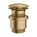 Crosswater MPRO Industrial Universal Basin Click Clack Waste - Unlacquered Brushed Brass
