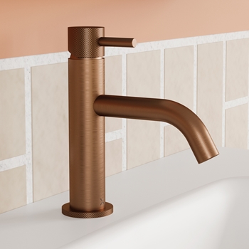 Crosswater MPRO Basin Mixer Tap with Knurled Detailing