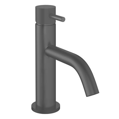 Crosswater MPRO Mono Basin Mixer with Knurled Detailing - Slate