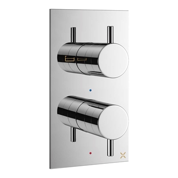 Crosswater MPRO 2 Outlet Concealed Thermostatic Shower Valve