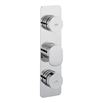 Crosswater Dial Pier 2 Outlet Concealed Thermostatic Shower Valve - Portrait