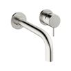 Crosswater Mike Pro Basin 2 Hole Set - Brushed Stainless Steel