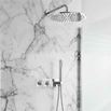 Crosswater MPRO Concealed Thermostatic Shower Valve with  2 Outlets & Handset Kit - Chrome