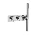 Crosswater Mike Pro Concealed Thermostatic Shower Valve with  2 Outlets & Handset Kit