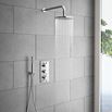 Crosswater Mike Pro Concealed Triple Control Thermostatic Shower Valve with 2 Outlets