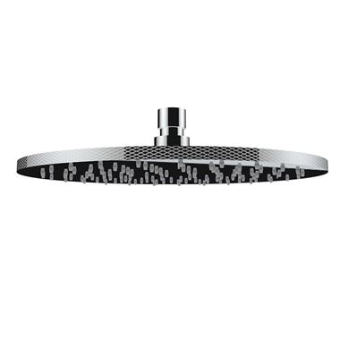 Crosswater Union 250mm Fixed Shower Head - Brushed Black Chrome