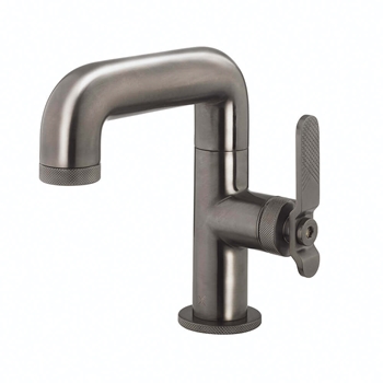 Crosswater Union WRAS Approved Mono Basin Mixer Tap - Brushed Black Chrome