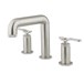 Crosswater Union 3 Hole Basin Mixer Tap with Levers - Brushed Nickel