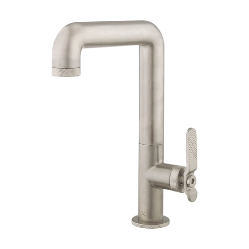 Crosswater Union Tall Basin Mixer Tap - Brushed Nickel