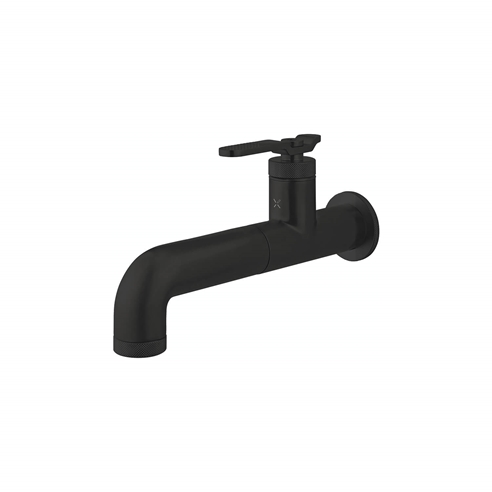 Crosswater Union WRAS Approved 1 Hole Wall Mounted Basin Mixer Tap - Matt Black