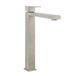 Crosswater Verge Tall Basin Monobloc Mixer Tap - Brushed Stainless Steel Effect
