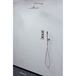Crosswater Mike Pro Shower Handset Kit with Wall Outlet - Brushed Stainless Steel