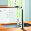 Clearwater Auriga Single Lever Mono Kitchen Tap With Pull Out Spray - Chrome