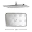 Crosswater Essence High Density ABS 320x210mm Fixed Shower Head Only