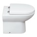 Vellamo D Shaped Back to Wall Toilet with Quick Release Soft Close Seat