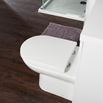 Vellamo D Shaped Back to Wall Toilet with Quick Release Soft Close Seat