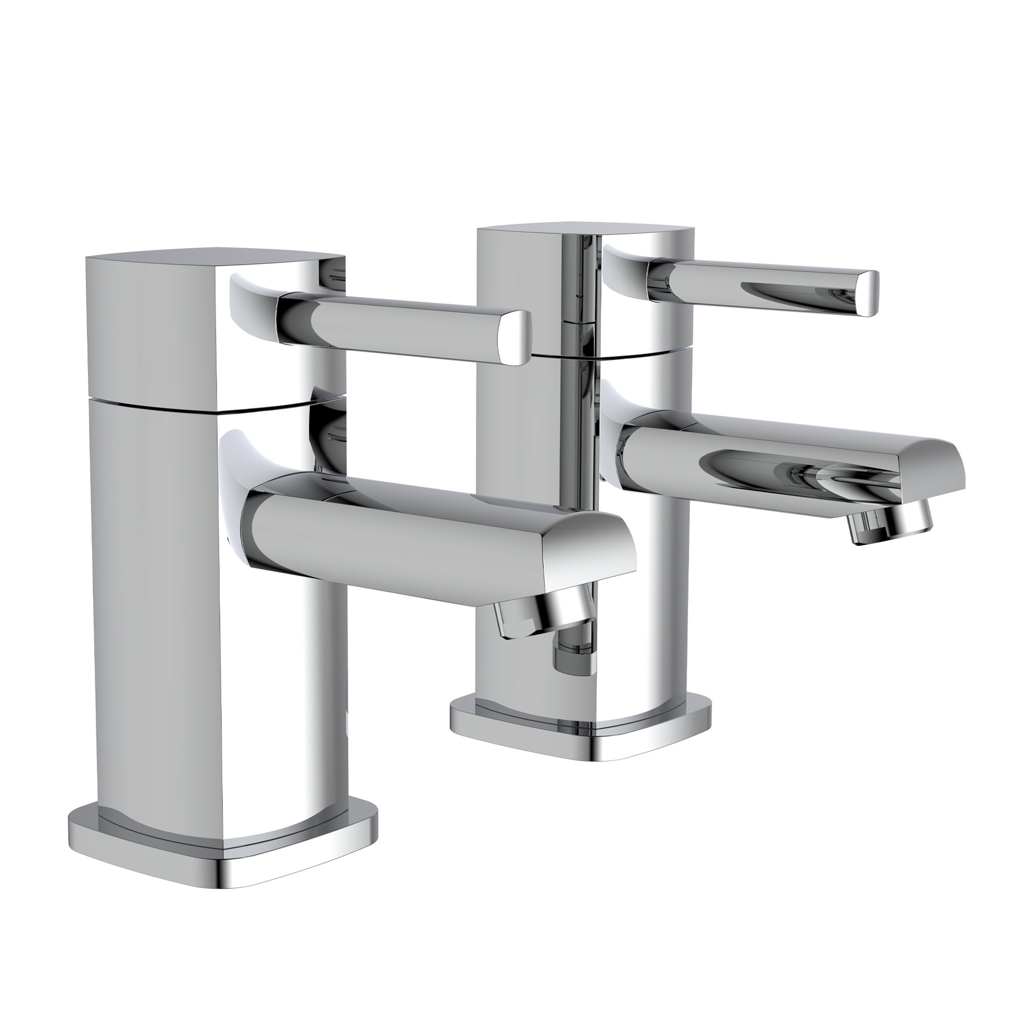 Vellamo Quadro Basin Pillar Taps