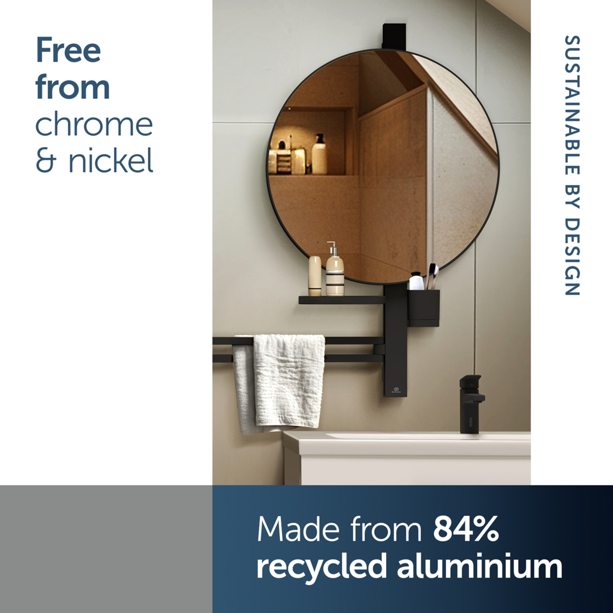 Ideal Standard Alu+ 500mm Mirror & Beauty Bar