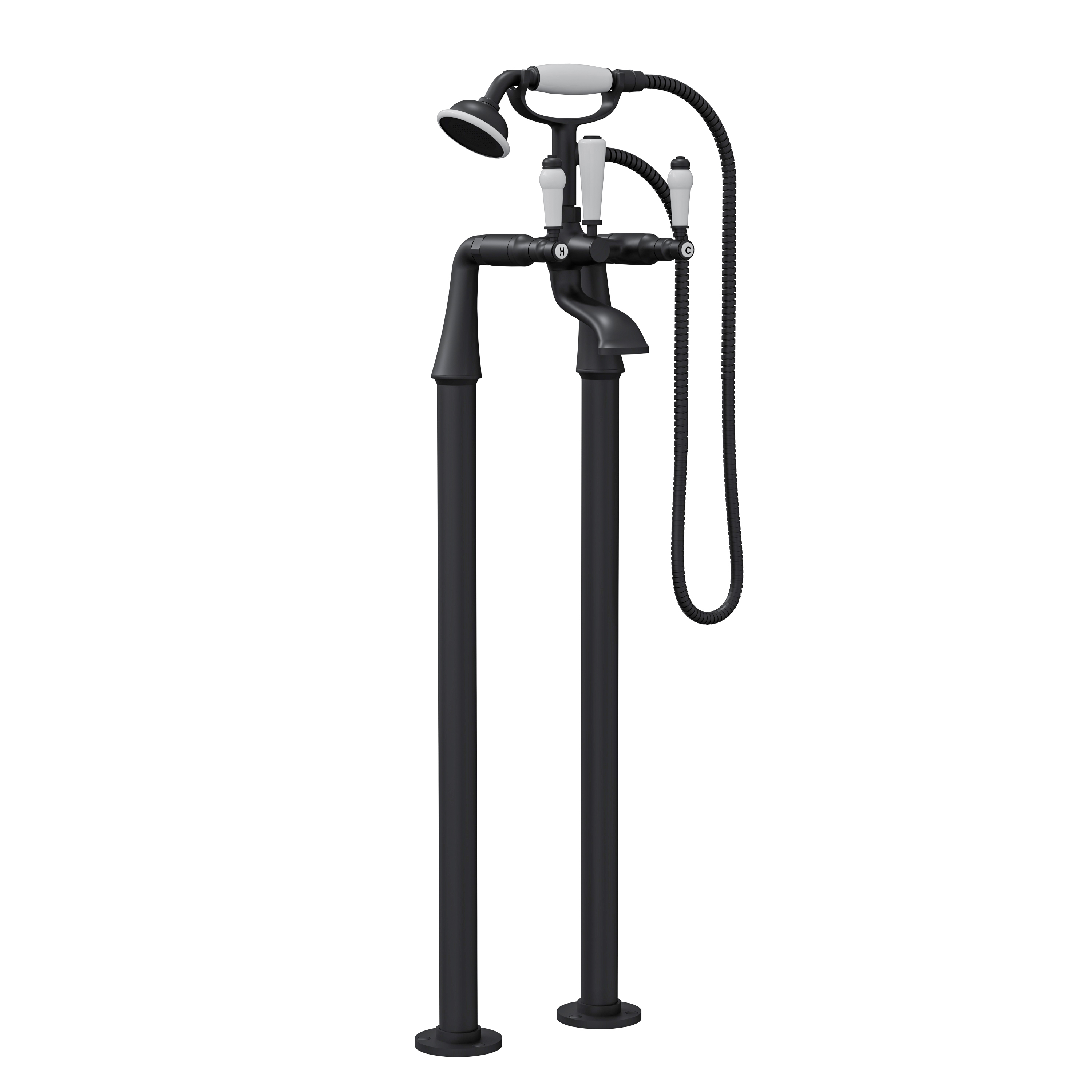 Butler & Rose Eliza Lever Freestanding Bath Shower Mixer Tap