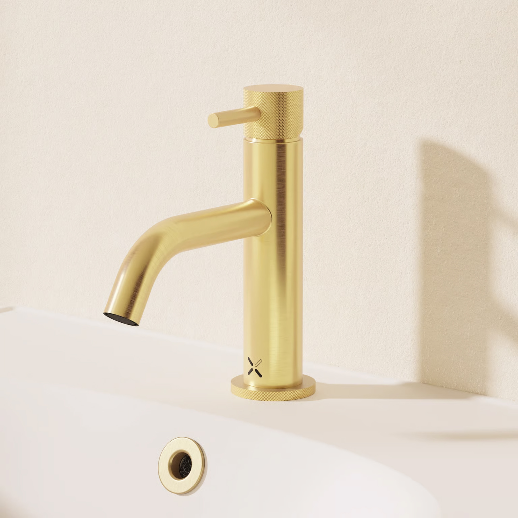 Crosswater MPRO Basin Mixer Tap with Knurled Detailing