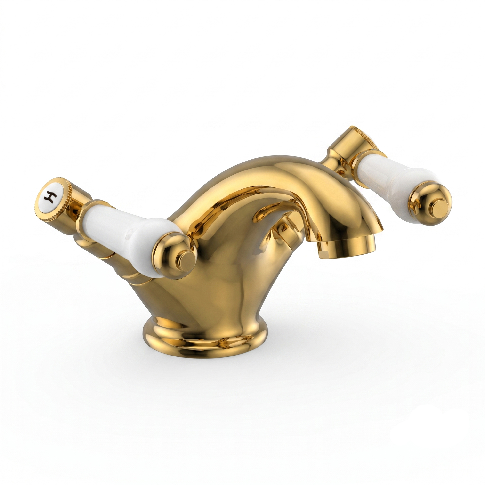 Butler & Rose Eliza Lever Mono Basin Mixer Tap & Waste