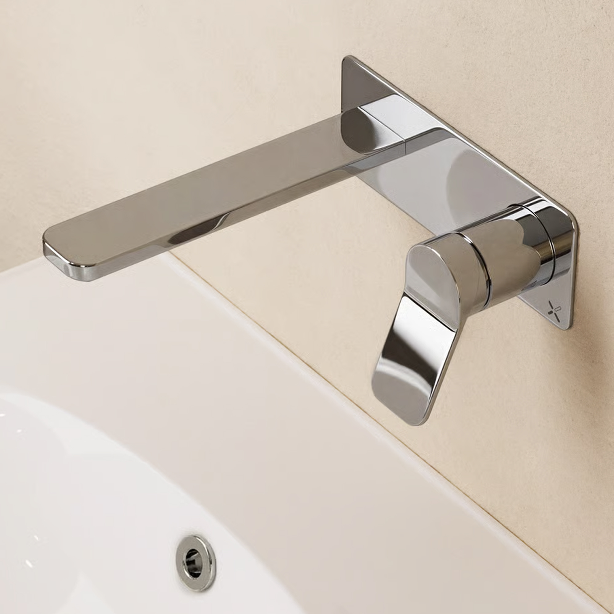 Crosswater Glide II Wall Mounted Basin Mixer Tap