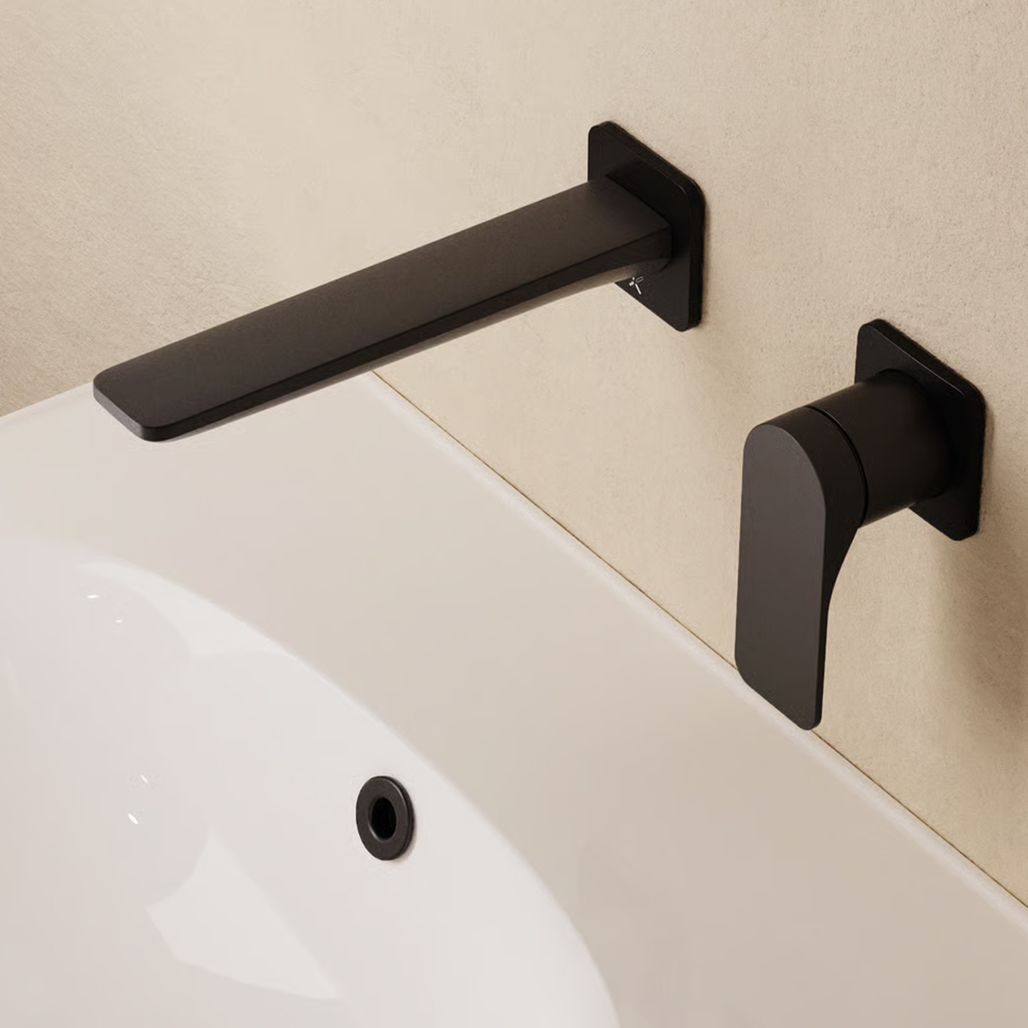 Crosswater Fuse 2 Hole Wall Mounted Basin Mixer Tap