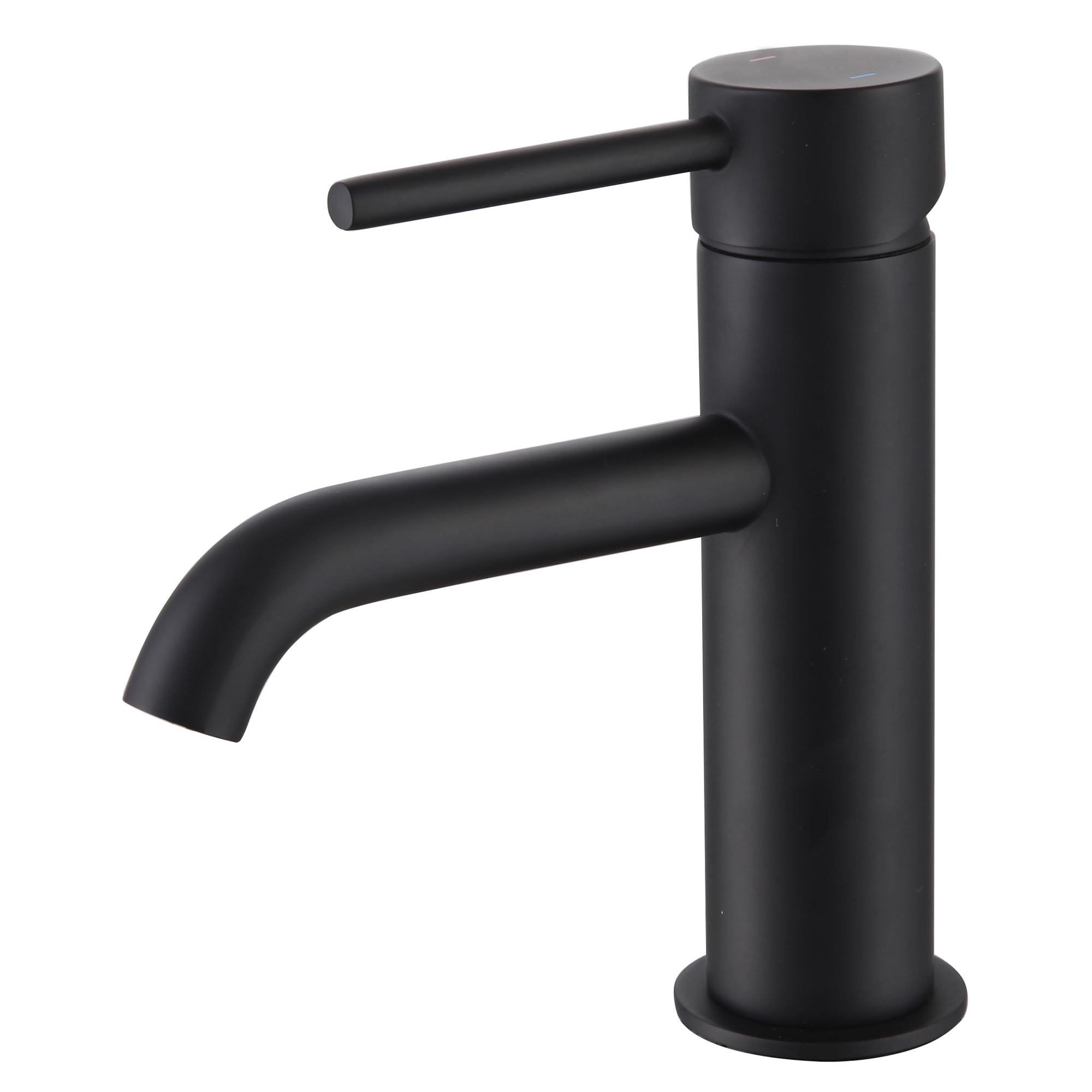 Harbour Clarity Matt Black Mini Basin Mixer Tap & Waste