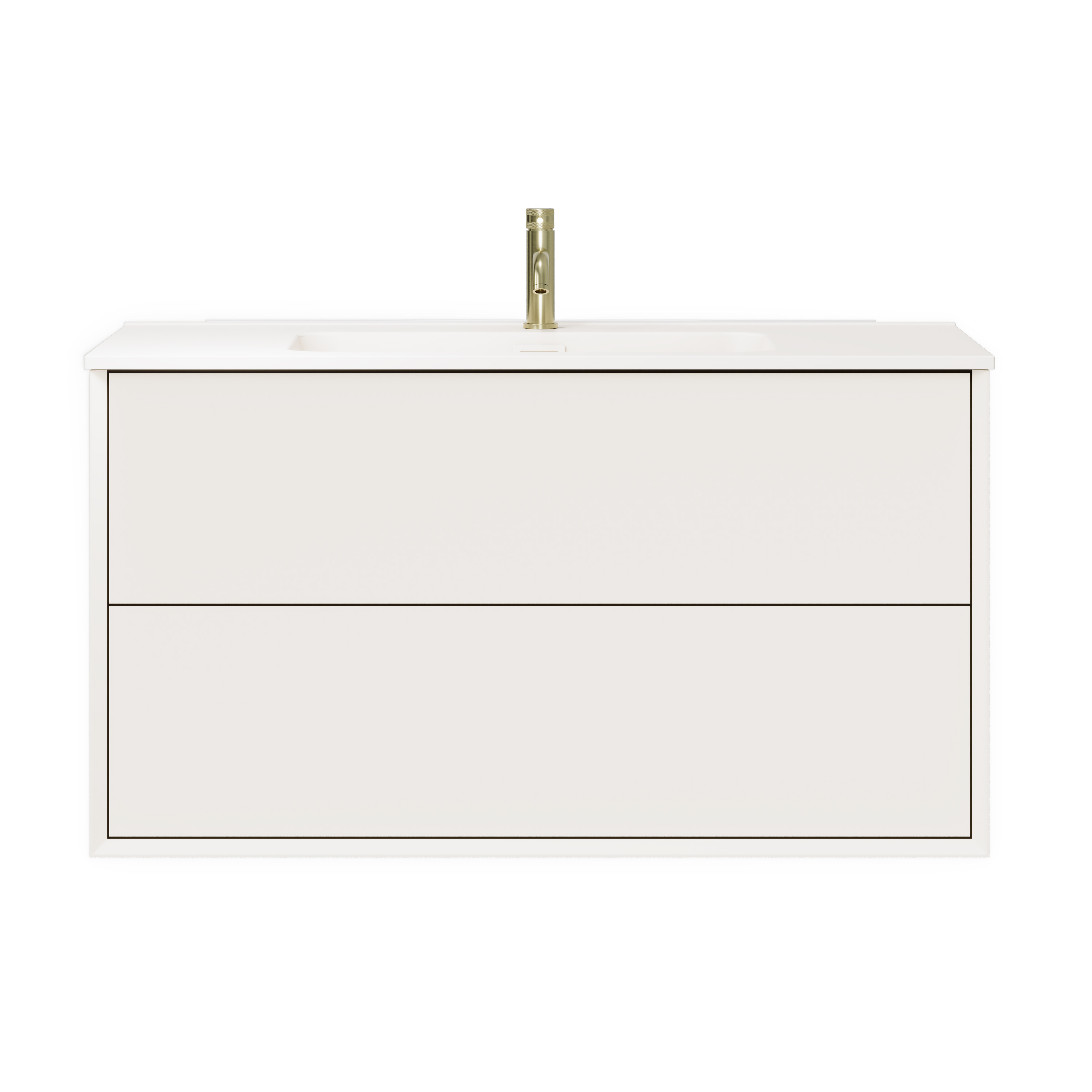 Oslo 1000mm Wall Mounted Vanity Unit & Matt White Basin