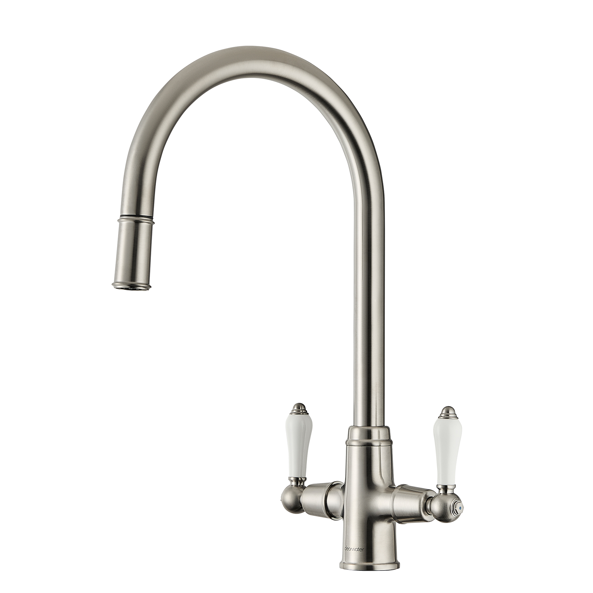 Clearwater Elegance Traditional Pull Out Mono Kitchen Mixer Tap