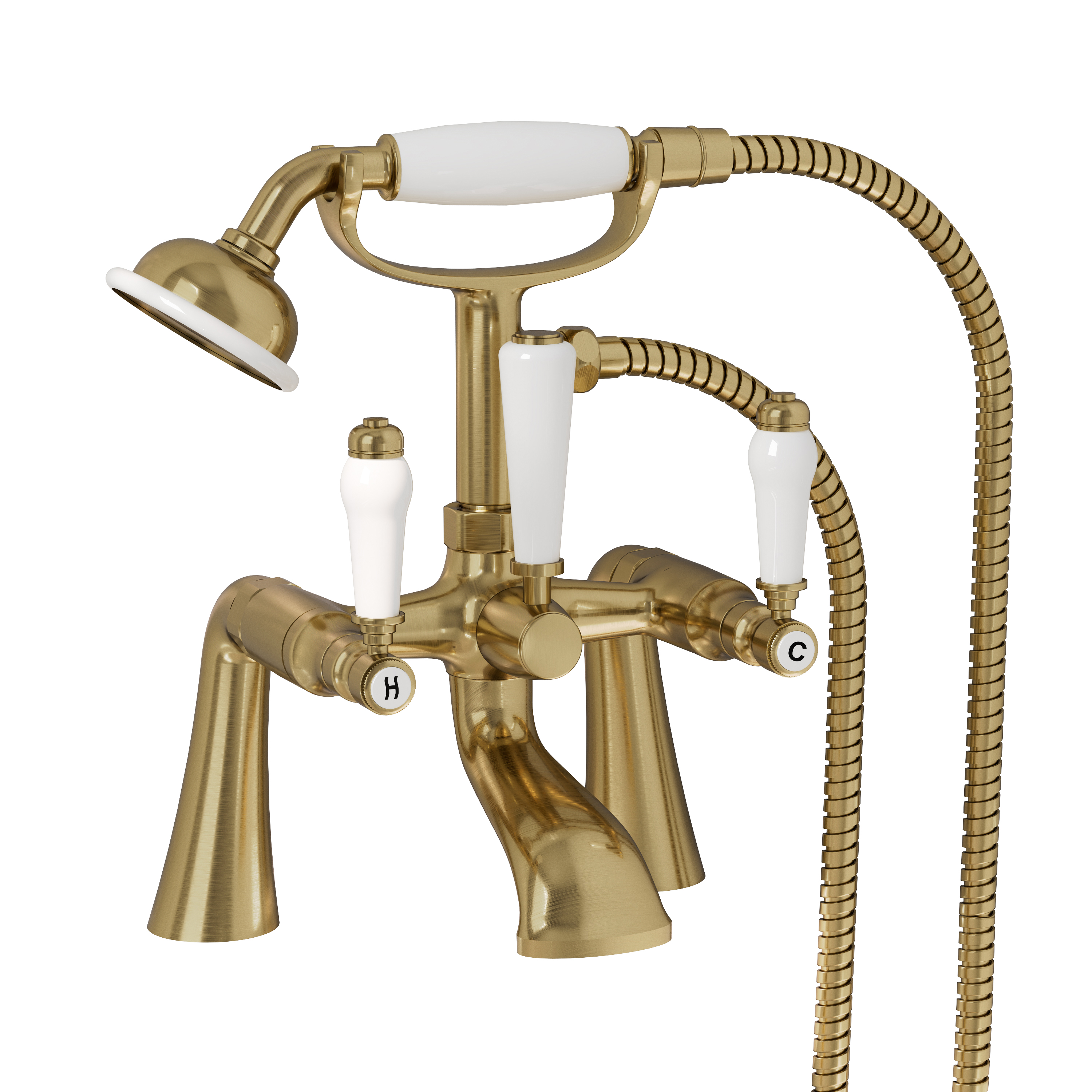 Butler & Rose Eliza Lever Deck Mounted Bath Shower Mixer Tap