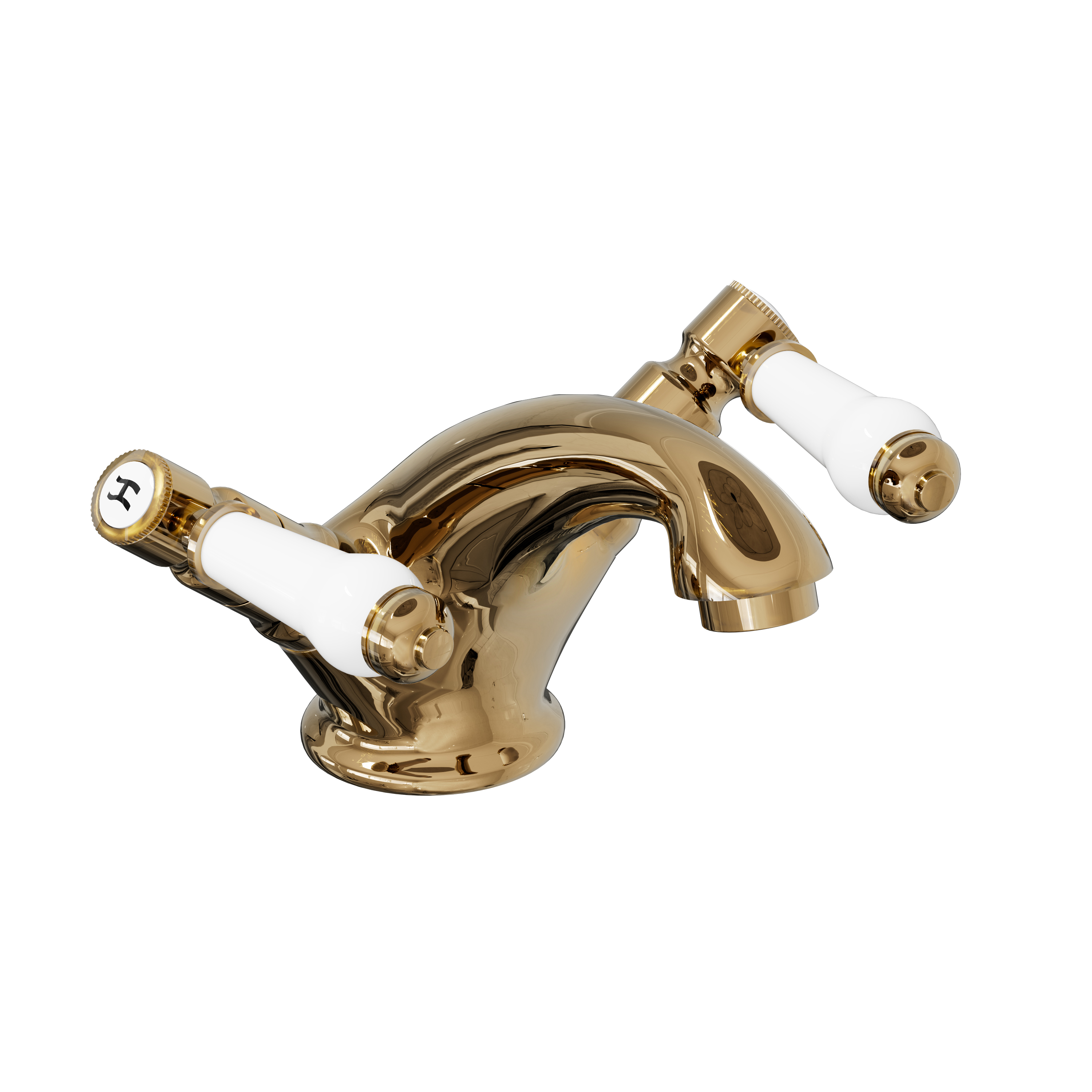Butler & Rose Eliza Lever Mono Basin Mixer Tap & Waste