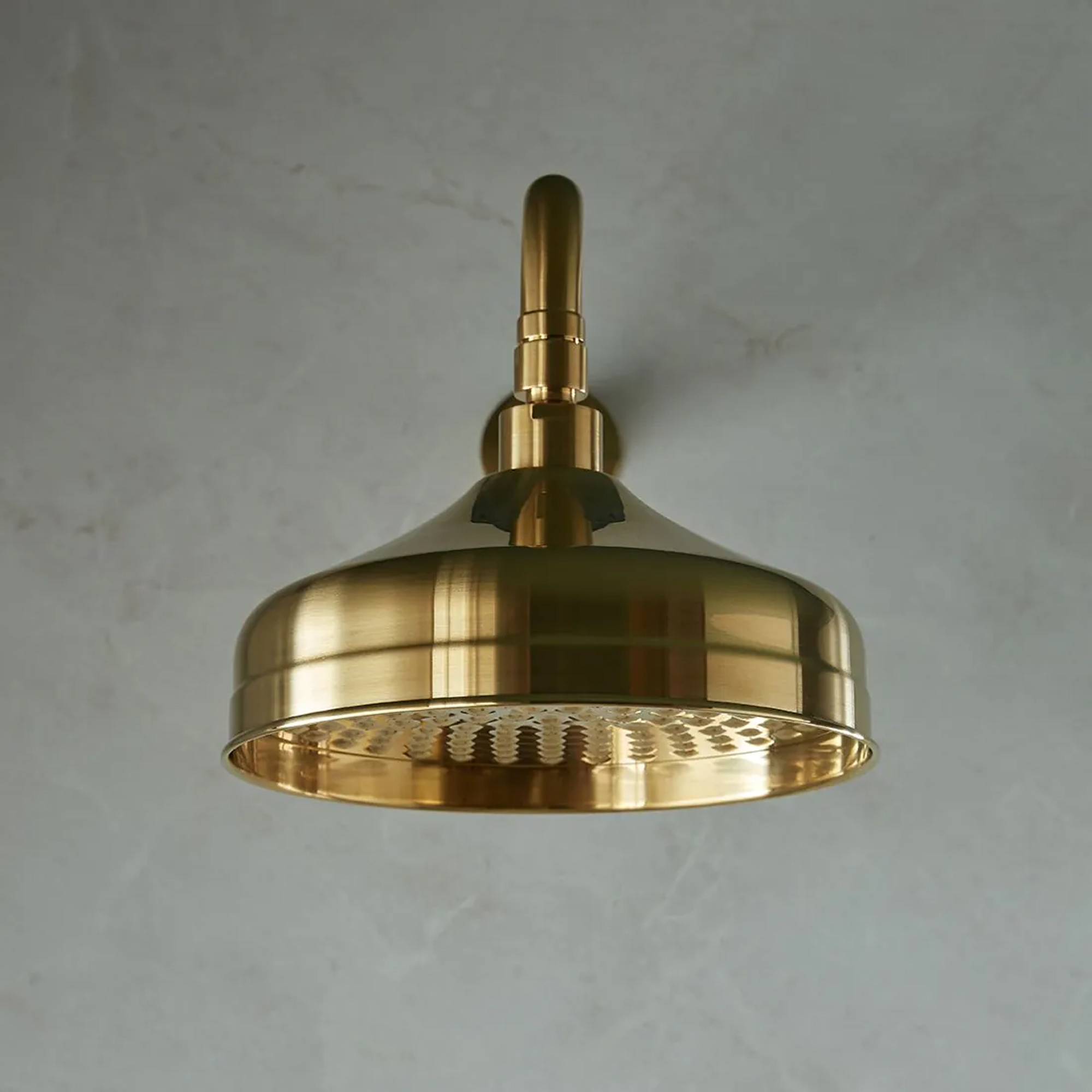 Booth & Co Axbridge Traditional Wall Mounted Round 200mm Shower Head & Arm