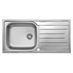 Reginox Daytona 1 Bowl Stainless Steel Sink with Waste Kit & Vellamo Twist Chrome Mono Kitchen Mixer