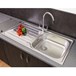 Reginox Daytona 1 Bowl Stainless Steel Sink with Waste Kit & Vellamo Twist Chrome Mono Kitchen Mixer