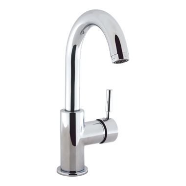 Crosswater Design Basin Side Lever Monobloc with Click Clack Waste (Slotted)