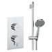 Crosswater Dial Kai Lever 1 Control Shower Valve with 3 Mode Shower Kit