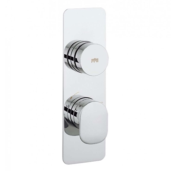 Crosswater Dial Pier 1 Outlet Concealed Thermostatic Shower Valve - Portrait