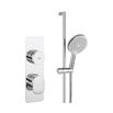 Crosswater Dial Pier 1 Outlet Concealed Shower Valve with Slide Rail Kit and Handset