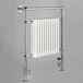 DQ Heating Lynford Floor Mounted Traditional Heated Towel Rail - 952 x 685mm - Polished Gold